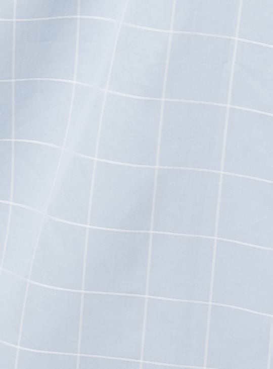 Men Regular Fit Checked Formal Shirt