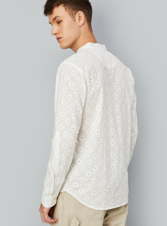 Men Schiffli Short Kurta