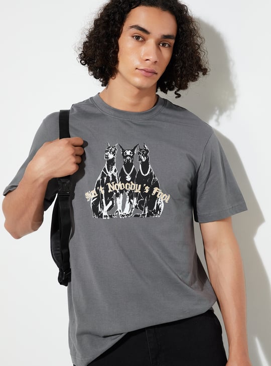 URB_N Men Graphic Printed T-shirt