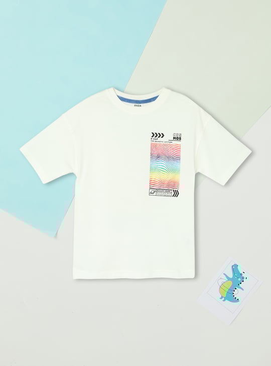 Boys Back Graphic Printed T-shirt