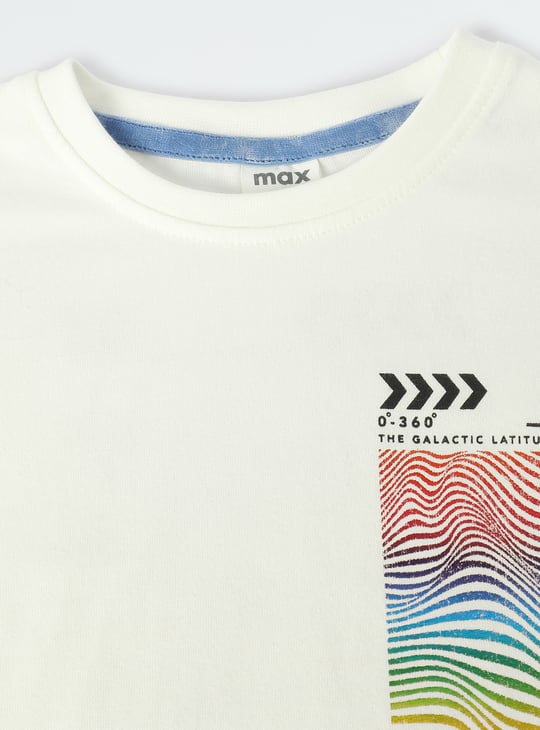 Boys Back Graphic Printed T-shirt