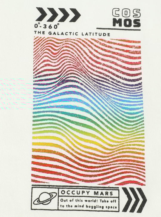 Boys Back Graphic Printed T-shirt