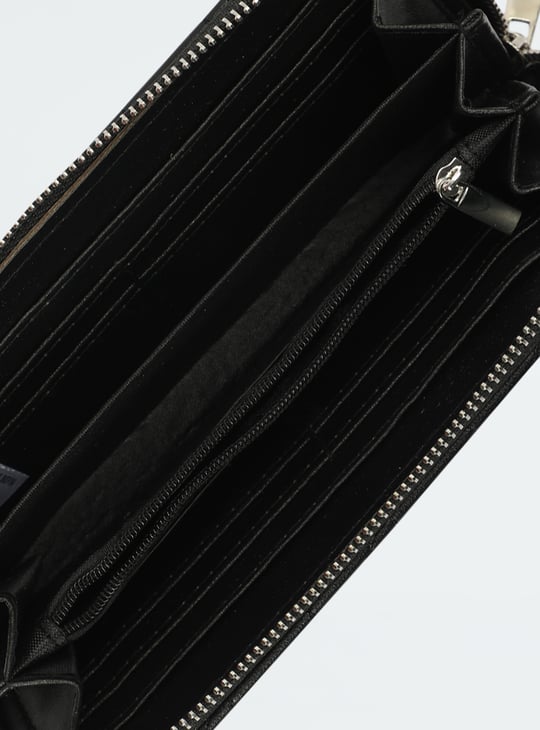 Women Quilted Zip Around Wallet