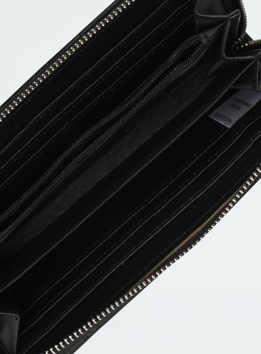 Women Quilted Zip Around Wallet