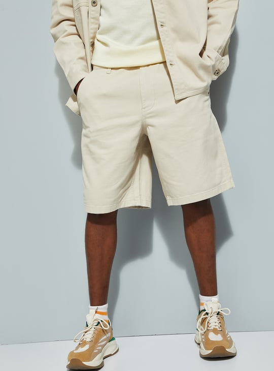 Buy URB_N Men Loose Fit Solid Shorts Online at just Rs