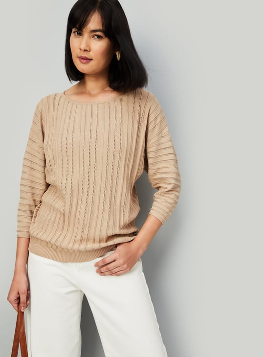 Women Textured Knit Top