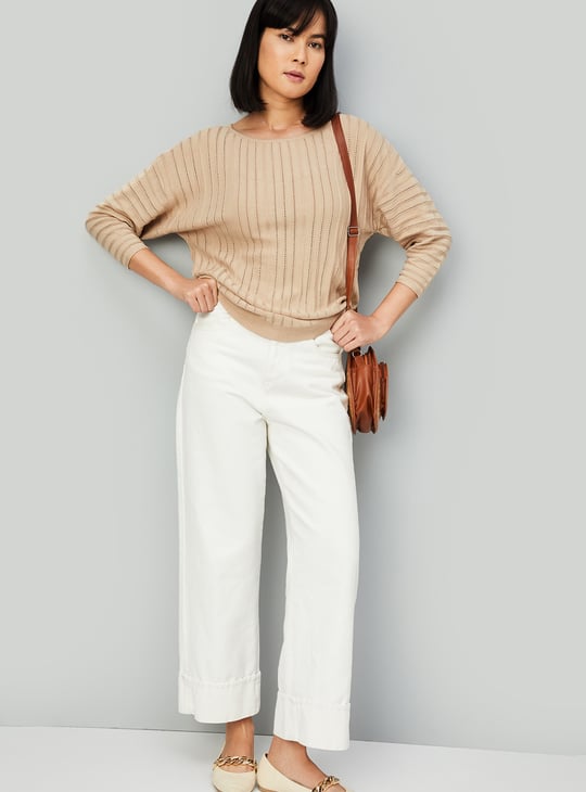 Women Textured Knit Top