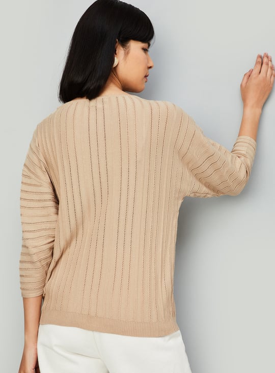 Women Textured Knit Top