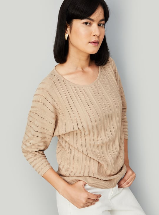 Women Textured Knit Top