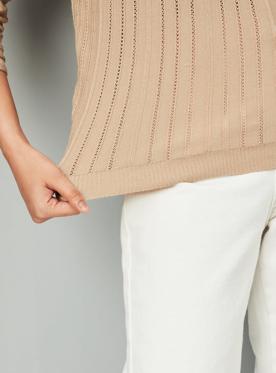Women Textured Knit Top