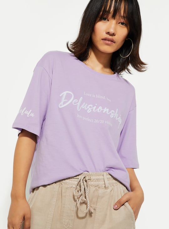 URB_N Women Oversized Printed T-shirt