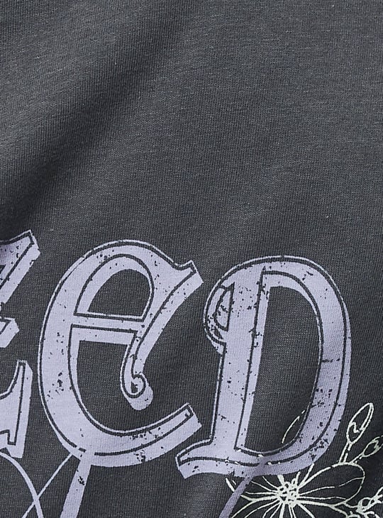 URB_N Women Oversized Back Printed T-shirt