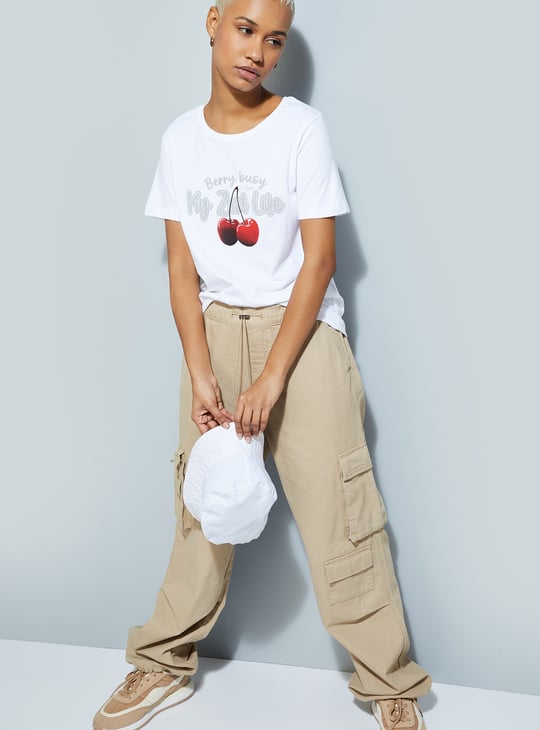 URB_N Women Graphic Printed T-shirt