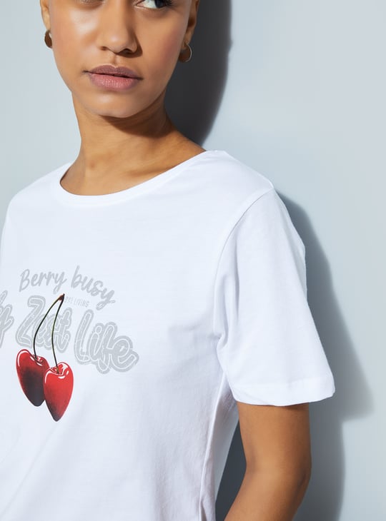 URB_N Women Graphic Printed T-shirt