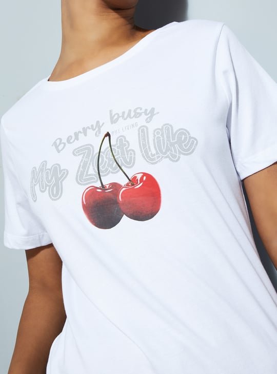 URB_N Women Graphic Printed T-shirt