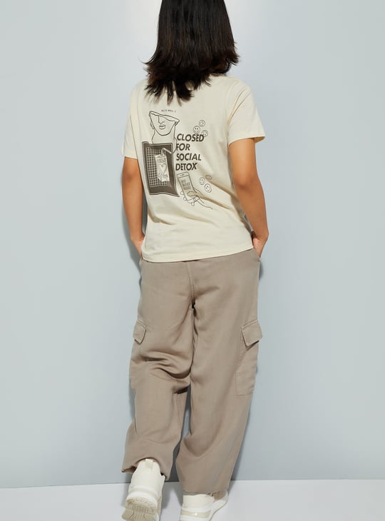 URB_N Women Back Printed T-shirt