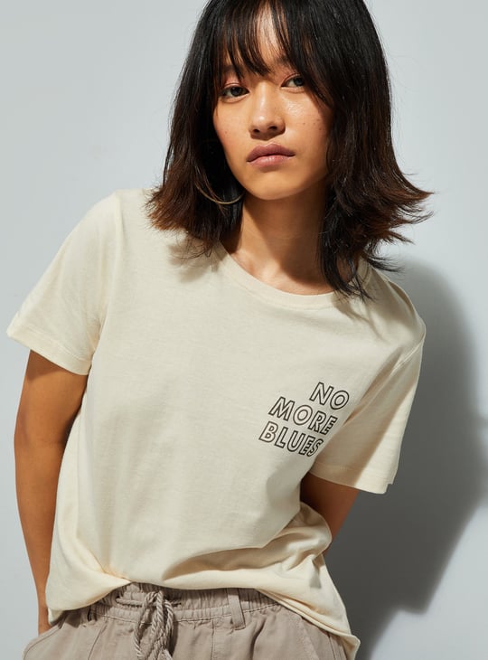 URB_N Women Back Printed T-shirt