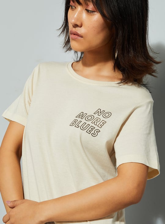 URB_N Women Back Printed T-shirt