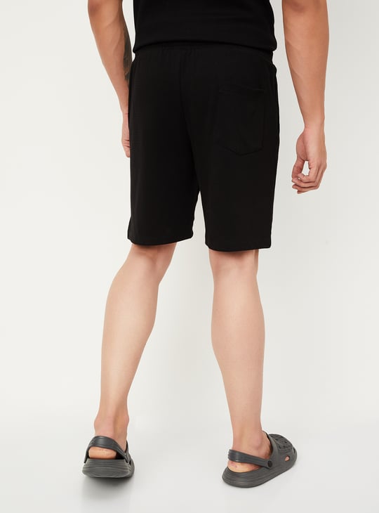 Men Solid Lounge Shorts