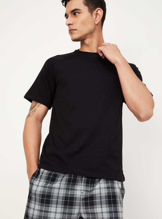 Men Solid Lounge T-shirt