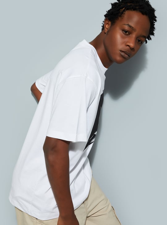 URB_N Men Oversized Graphic Printed T-shirt