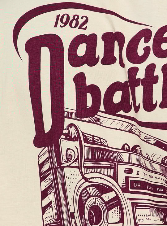 URB_N Men Oversized Back Graphic Printed T-shirt