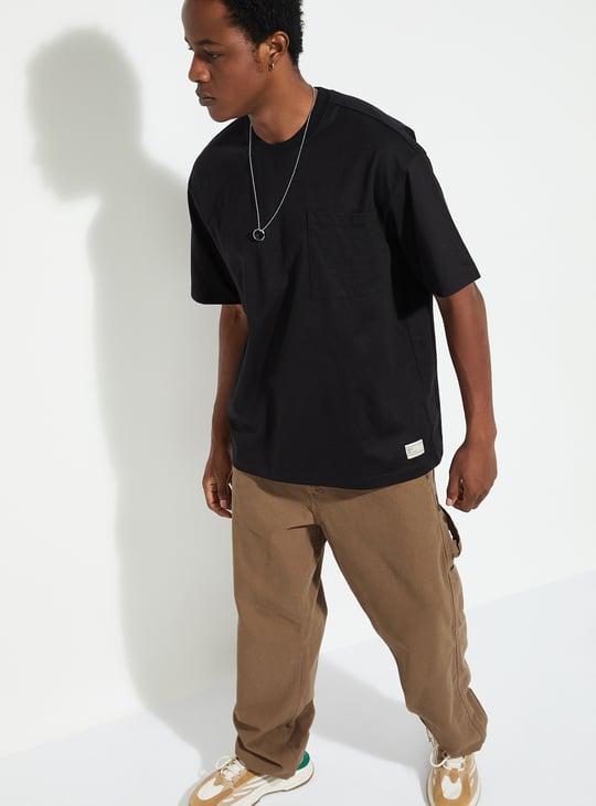 URB_N Men Oversized Solid T-shirt