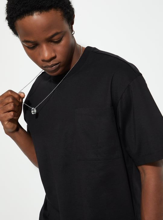 URB_N Men Oversized Solid T-shirt