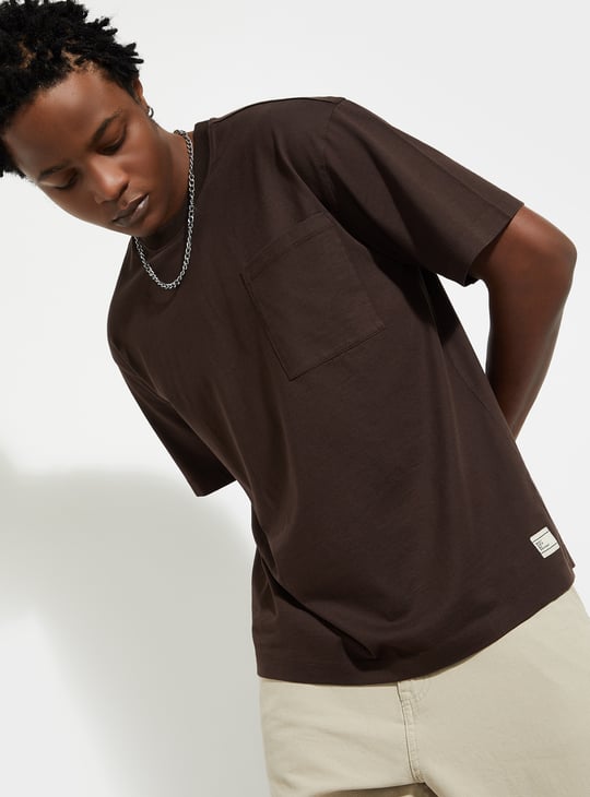 URB_N Men Oversized Solid T-shirt