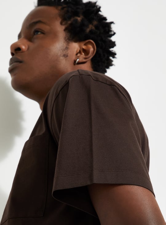 URB_N Men Oversized Solid T-shirt