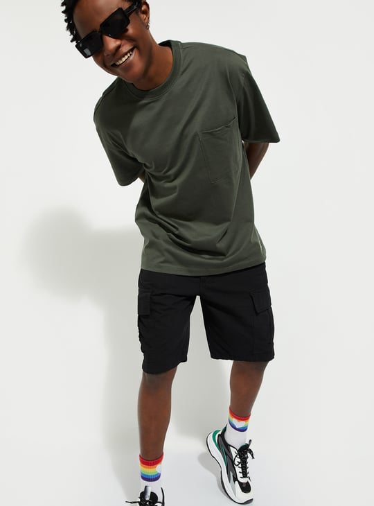 URB_N Men Oversized Solid T-shirt