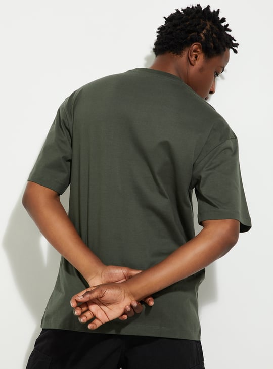 URB_N Men Oversized Solid T-shirt