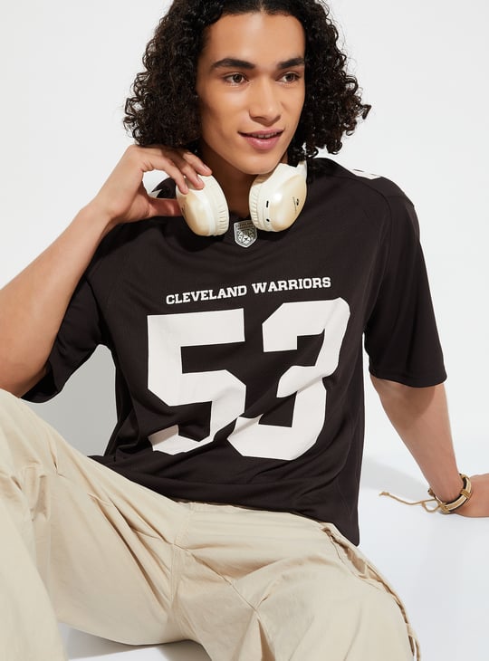 URB_N Men Graphic Printed Oversized T-shirt