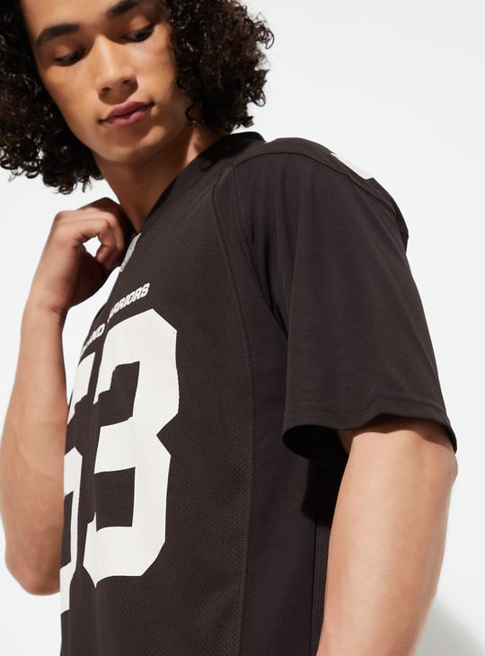URB_N Men Graphic Printed Oversized T-shirt