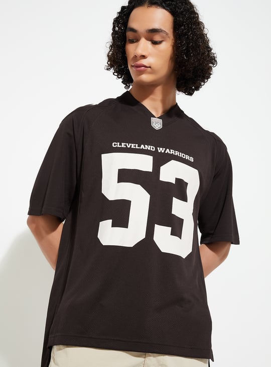 URB_N Men Graphic Printed Oversized T-shirt