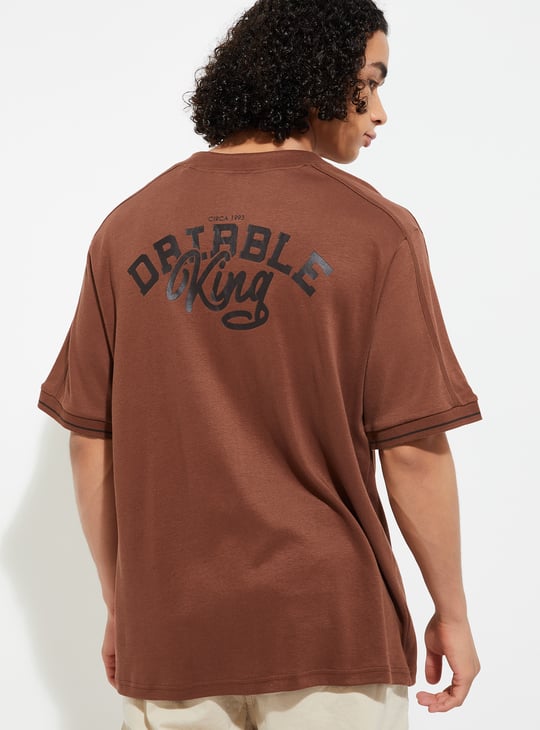 Men Varsity Athleisure T-shirt