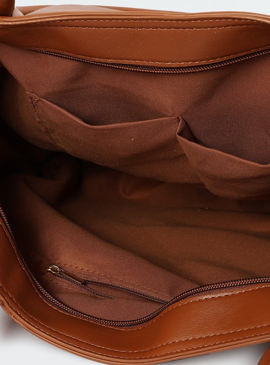 Women Solid Tote Bag