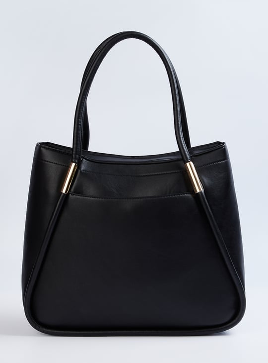 Women Solid Tote Bag