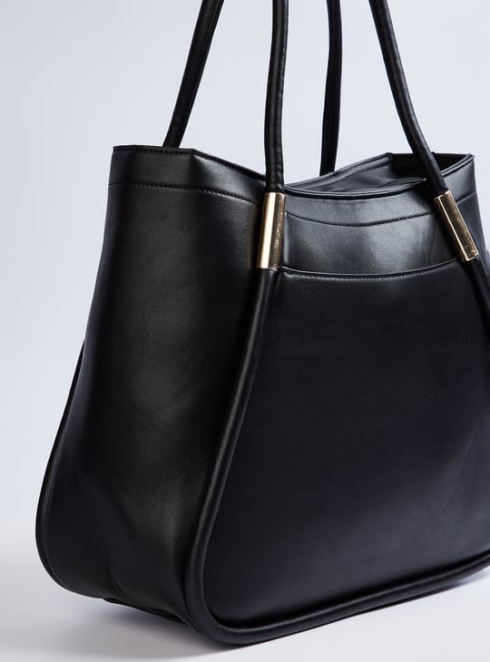 Women Solid Tote Bag