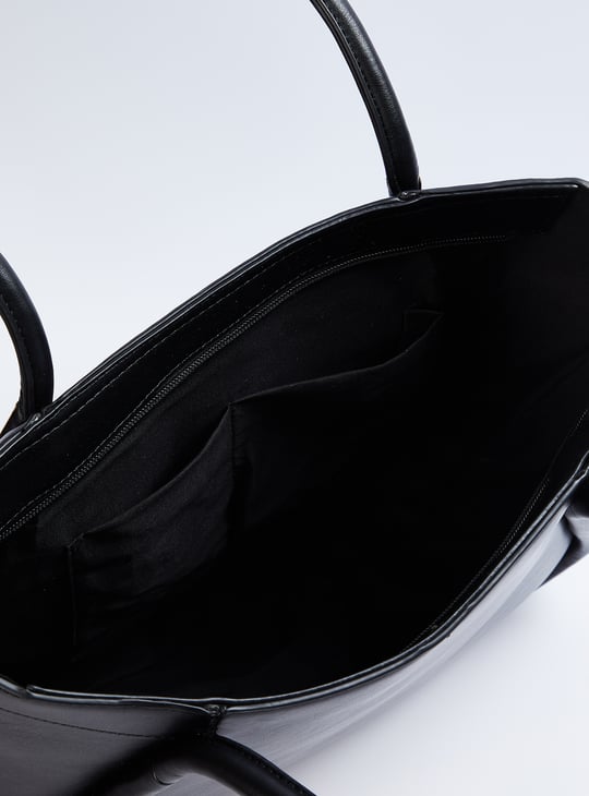 Women Solid Tote Bag