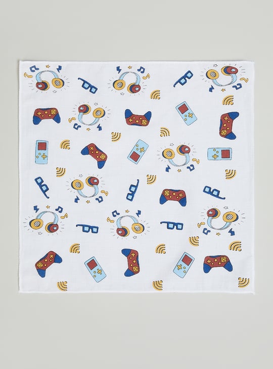 Kids Printed Handkerchief - Pack of 6