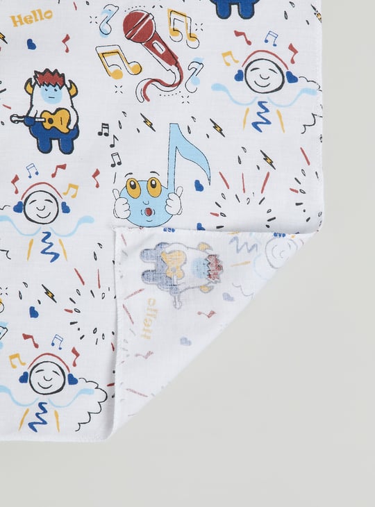 Kids Printed Handkerchief - Pack of 6