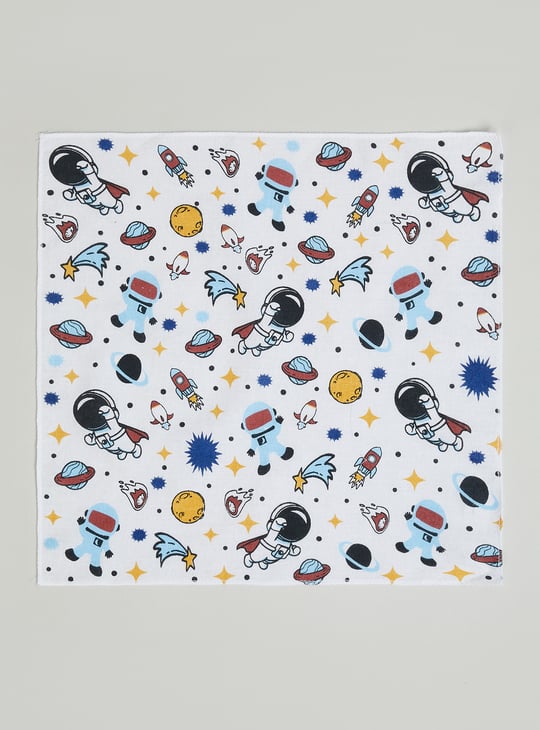Kids Printed Handkerchief - Pack of 6