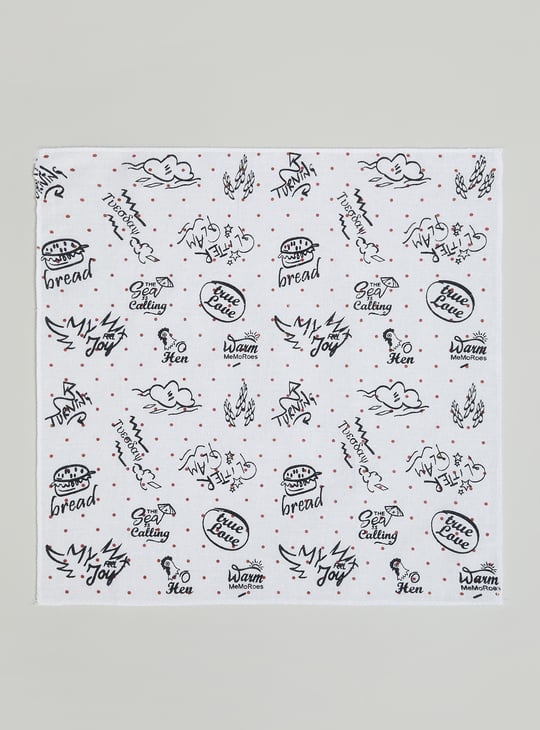 Kids Printed Handkerchief - Pack of 6