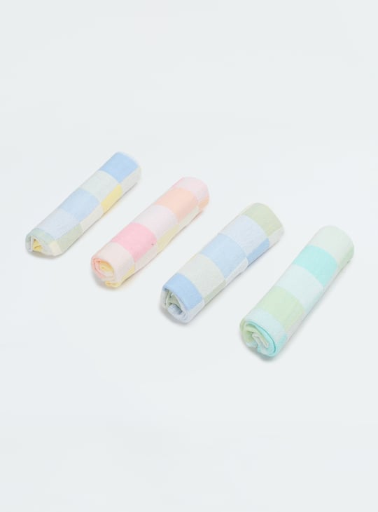 Women Checked Handkerchief - Pack of 4