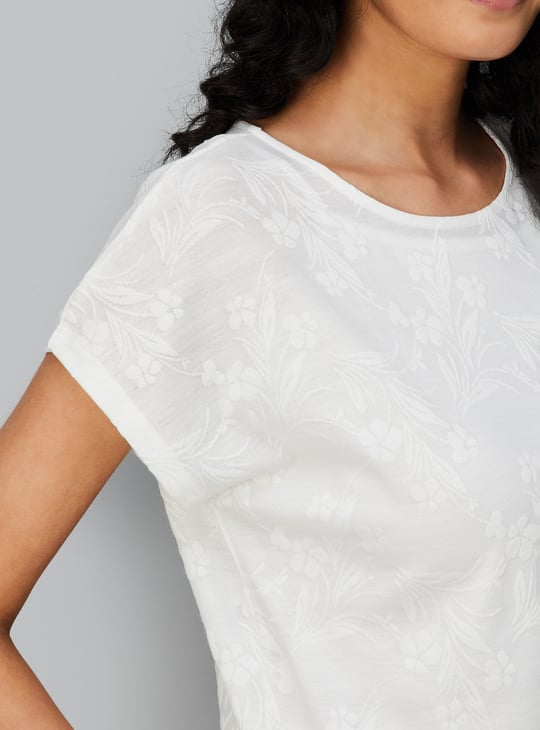 Women Textured Top with Camisole
