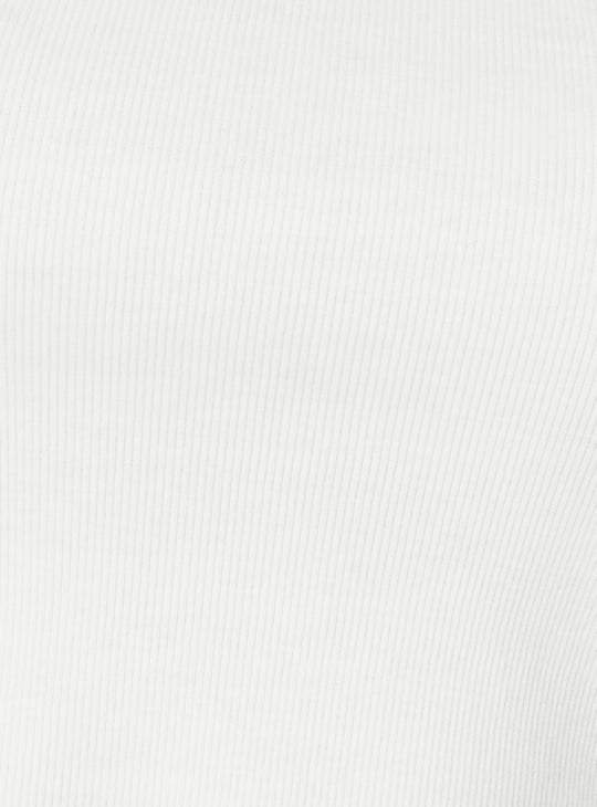 Women Ribbed Sleeveless Crop Top