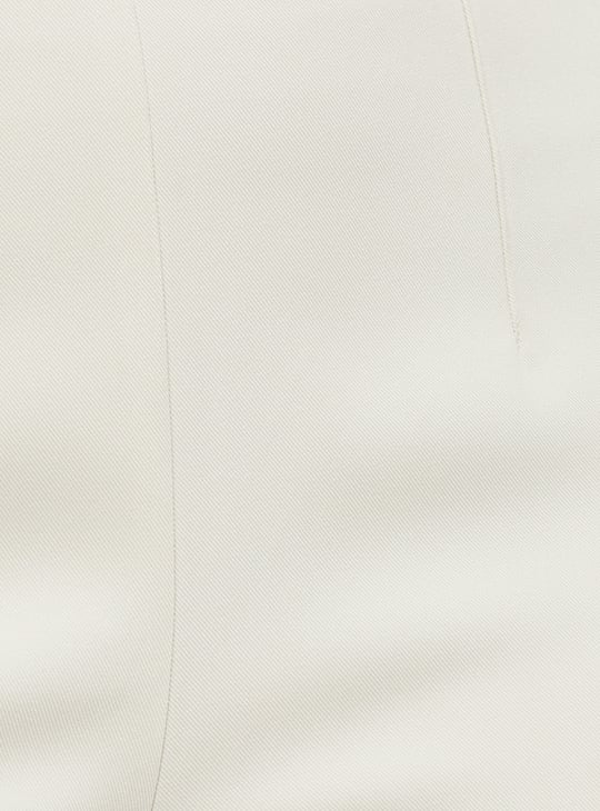Women Solid Wide Leg Formal Trousers