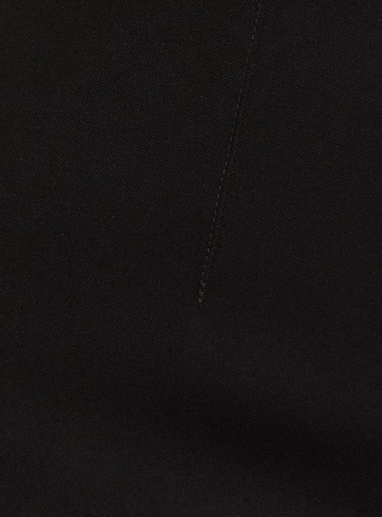 Women Solid Wide Leg Formal Trousers