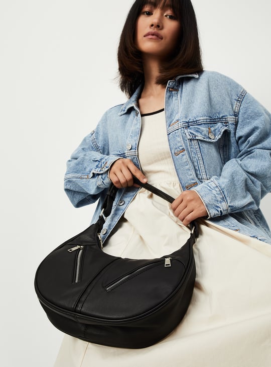 Women Crescent-Shaped Shoulder Bag